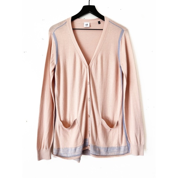 CAbi Sweaters - CAbi Women’s M Lucy Cardigan Blush Pink
